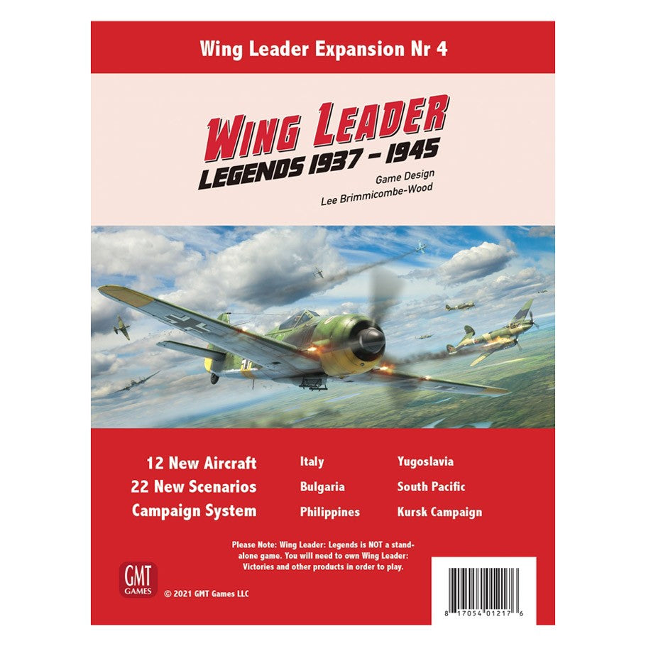 Wing Leader: Legends Expansion cover