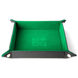 Green Velvet Folding Dice Tray