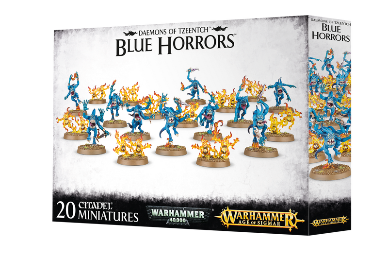 Daemons of Tzeentch: Blue Horrors and Brimstone Horrors