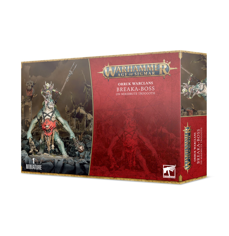 Orruk Warclans: Brekka-Boss on Mirebrute Troggoth