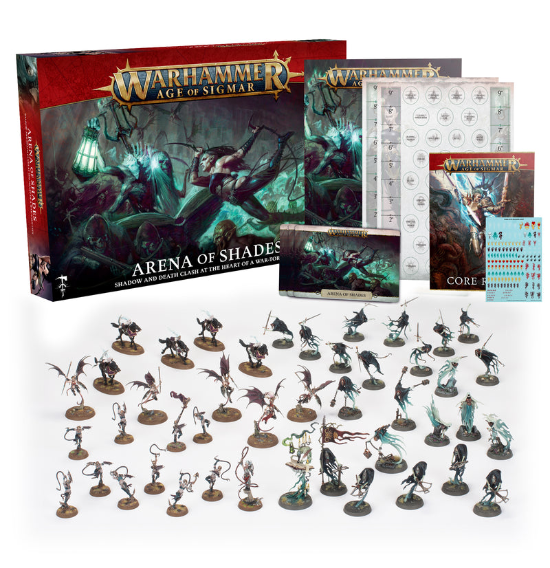 Age of Sigmar: Arena of Shades box and items