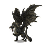 Adult Black Dragon Premium Figure color 3D render