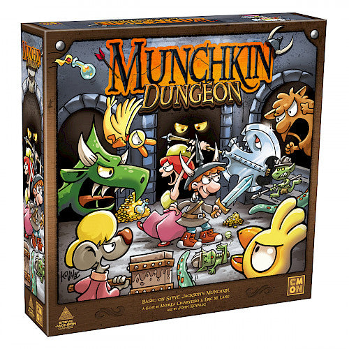 Box art of Munchkin Dungeon