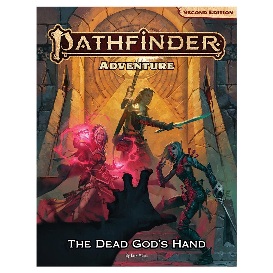 Book cover of Pathfinder Adventure The Dead God's Hand