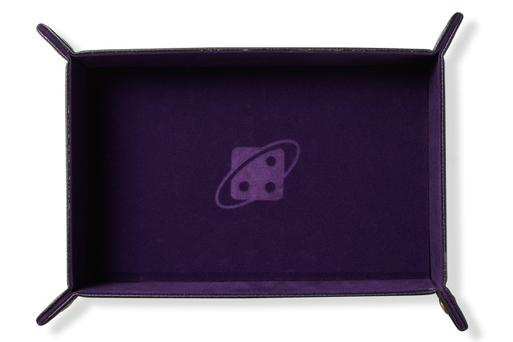 Purple Rectangle Dice Tray