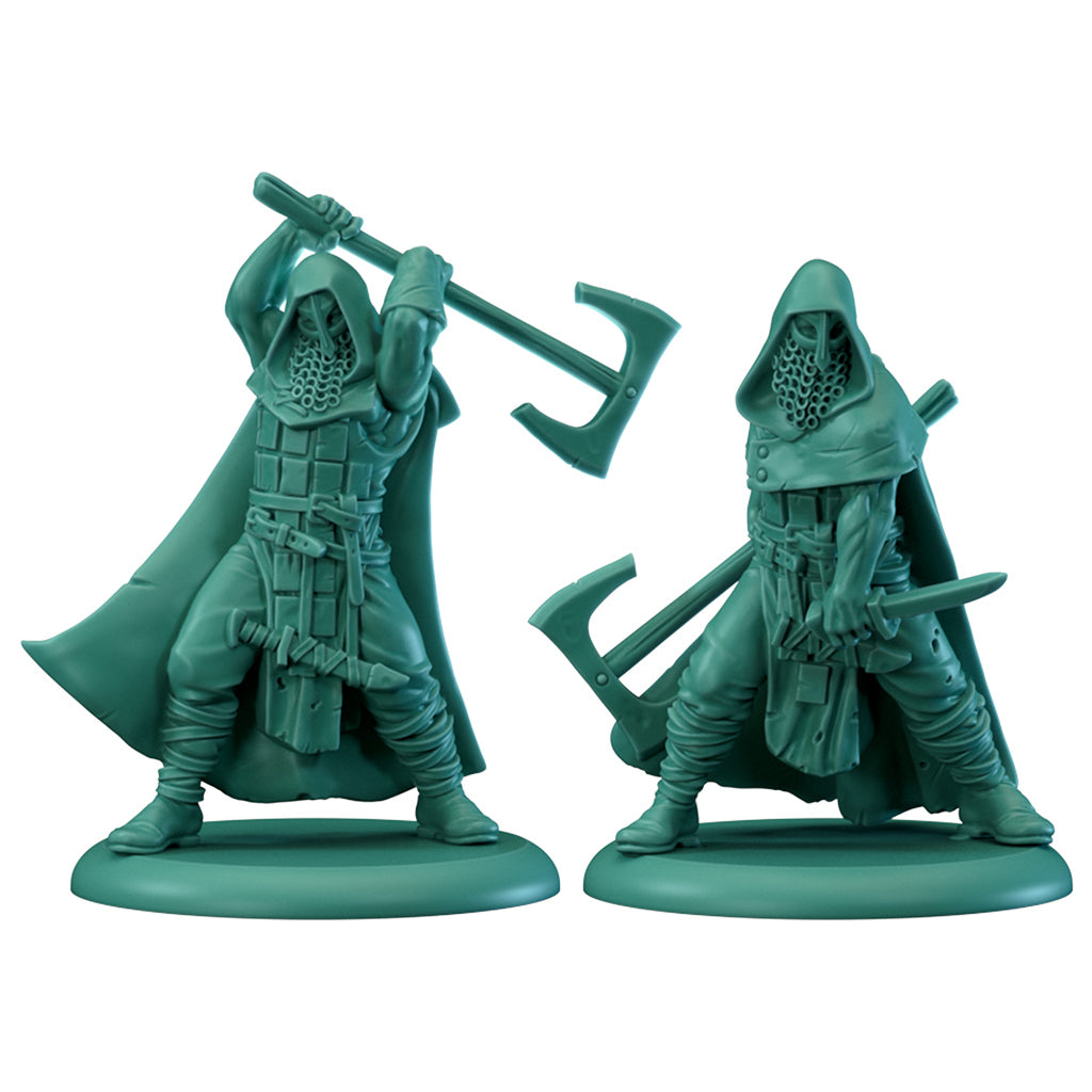 3D renders of ASOIF: Greyjoy Silenced Men miniatures