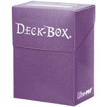 Purple Plastic Deck Box