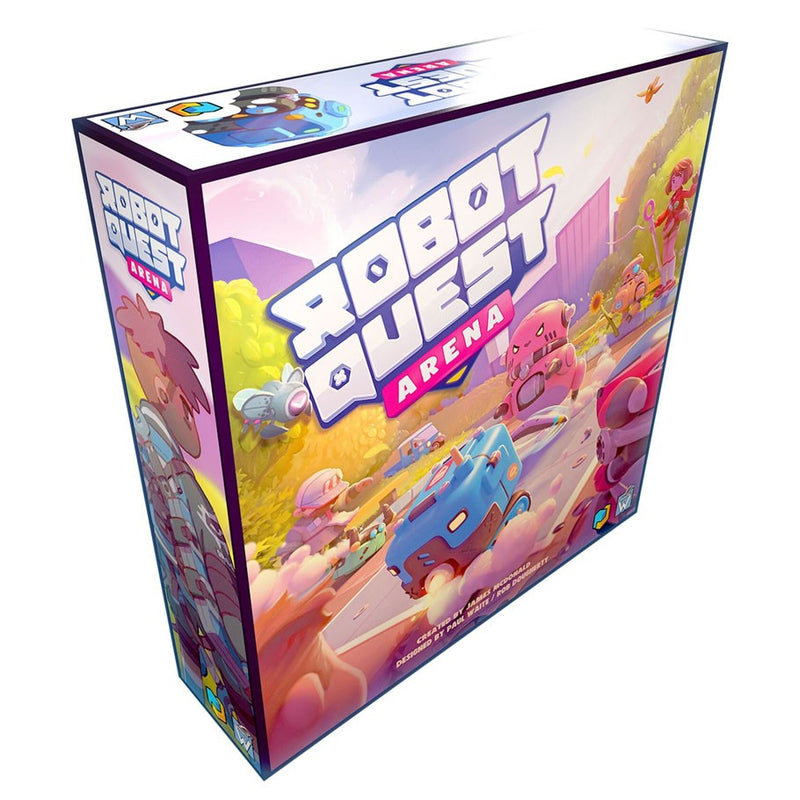 Box art of Robot Quest Arena board game