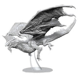 Adult Silver Dragon 3D render