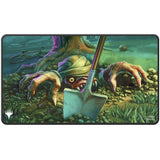 Playmat: Exhume Black Stitched