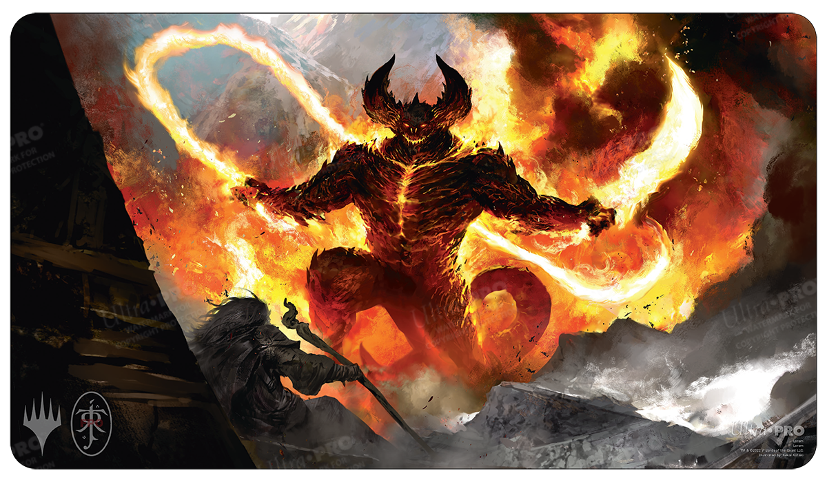 balrog mtg card MTG LotR The Balrog Playmat – The Guardtower