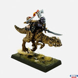 Dark Elf Heroine on Lizard