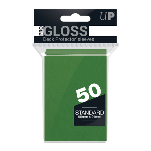 Forest Green Pro-Gloss Deck Sleeves [50]