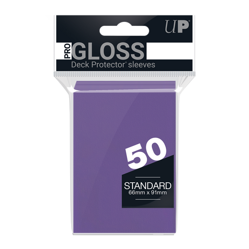 Purple Pro-Gloss Deck Sleeves [50]