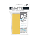 Small Yellow Matte Card Sleeves [60]