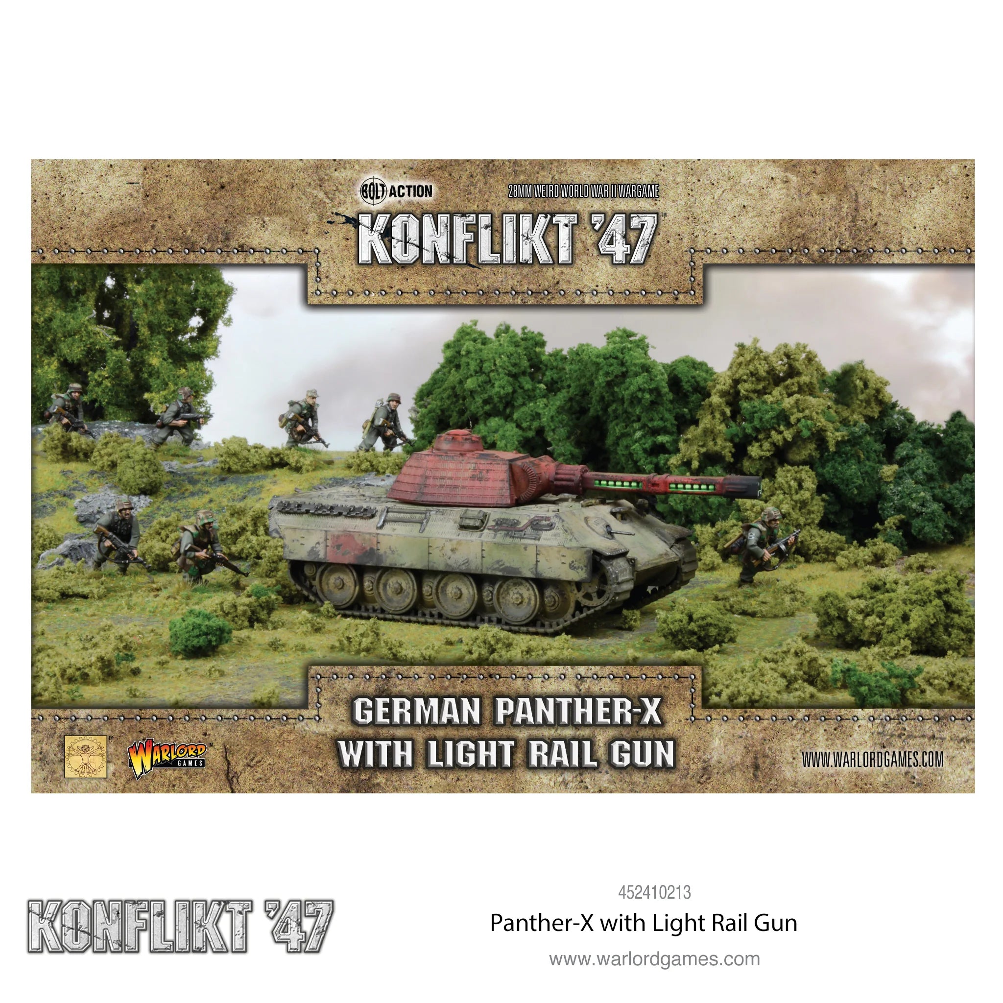 Konflikt 47: Panther-X with Light Rail Gun