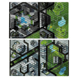 BattleTech: Battlemat - Cities Central Park/Shopping District