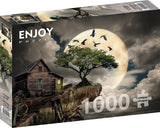 Puzzle: A Log Cabin on a Cliff