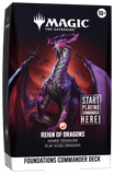 Foundations Commander Deck Red Reign of Dragons