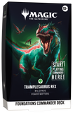 Foundations Commander Deck Green Tramplesaurus Rex