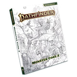Pathfinder 2E: Monster Core 2 Sketch Cover