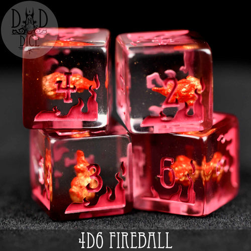 Fireball 4D6 Set