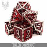 Terror Construct Metal Dice Set