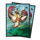 MtG Sleeves: Bloomburrow - Zinnia, Valley's Voice, Raised Foil [100]