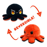 Red/Black Reversible Octopus Plushie