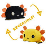 Yellow/Black Reversible Axolotl Plushie