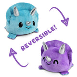 Purple/Blue Reversible Triceratops Plushie