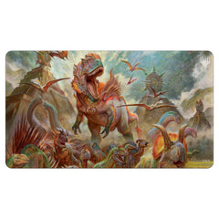 Tapis De Jeu TCG Gishath, Avatar Du Soleil - 60x35 Cm - Dessus Polyester Et Dessous Antidérapant - Paramint