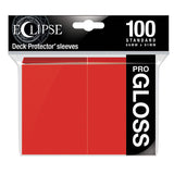 Apple Red Eclipse Gloss Deck Sleeves [100]