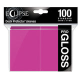 Hot Pink Eclipse Gloss Deck Sleeves [100]