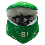 Plush D20: Dice Bag - Green