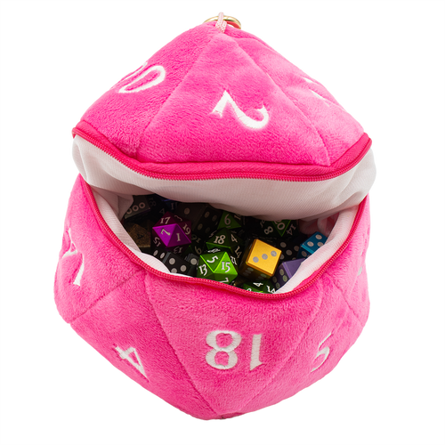 Hot Pink Jumbo d20 Plush