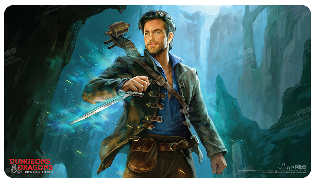 Chris Pine Honor Among Thieves Playmat