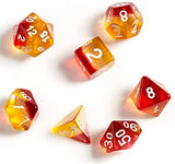 Translucent Yellow/Red Poly Set