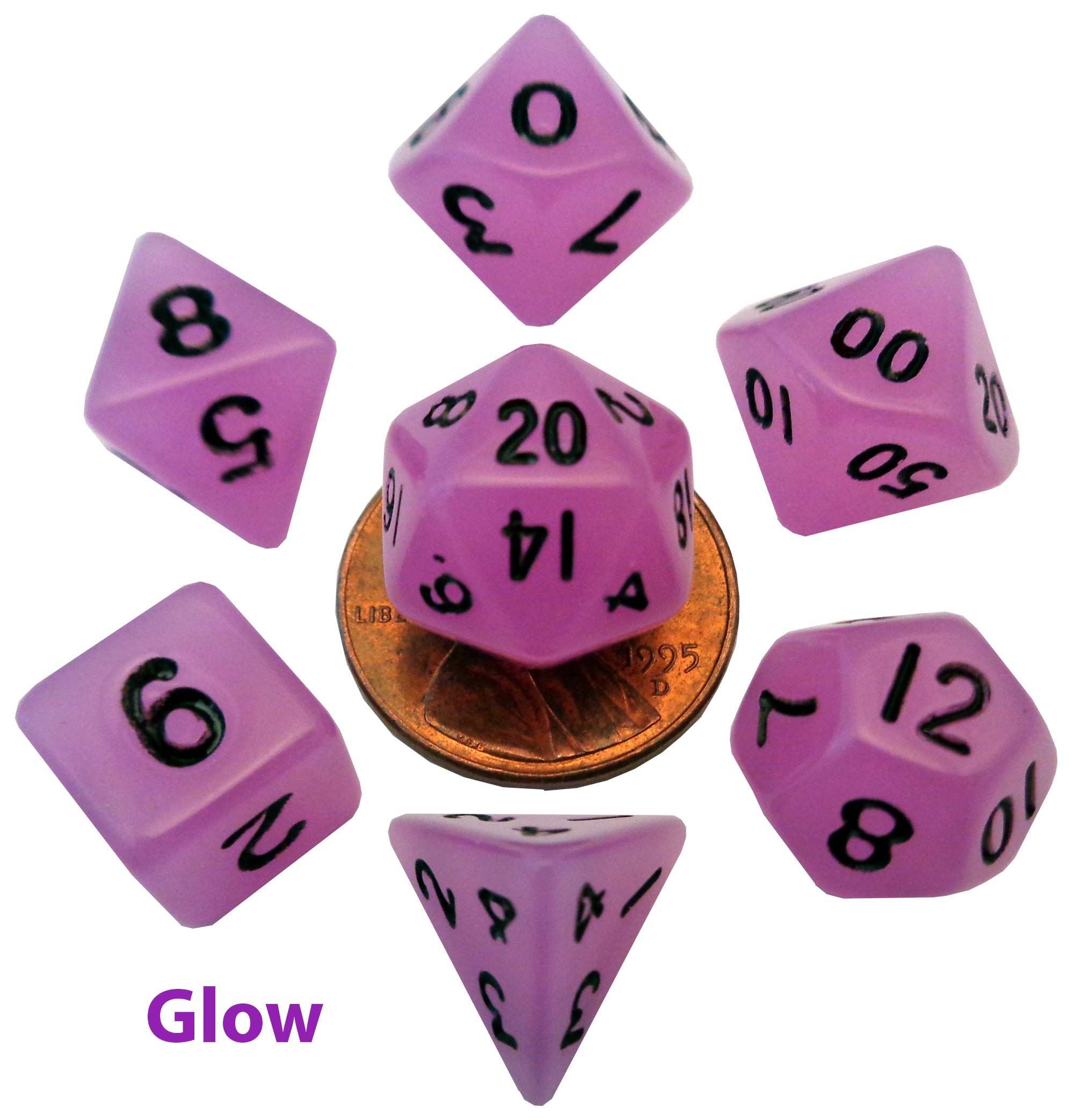Glow Purple Mini Poly Set