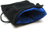 Small Lined Dice Bag - Blue