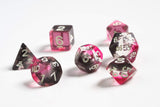 Pink/Clear/Black Poly set