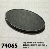 60mm x 35mm Oval Base (10)