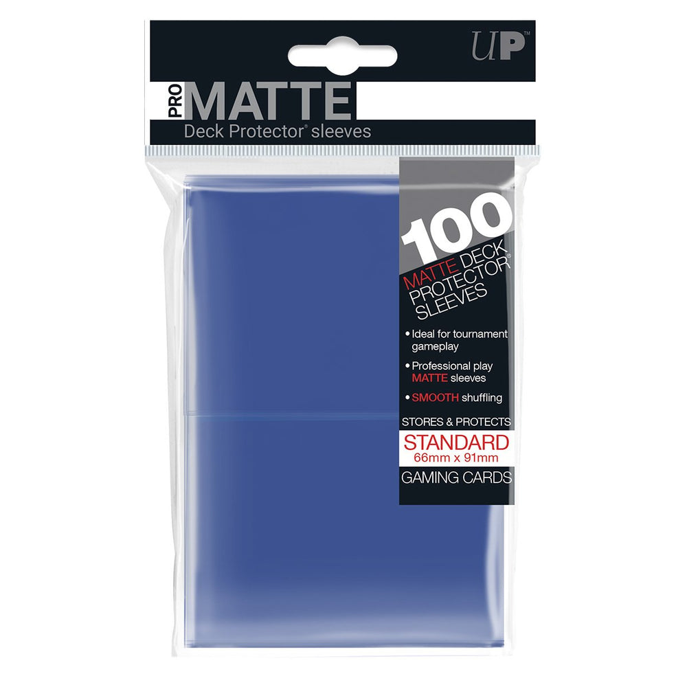 Blue Pro-Matte Deck Sleeves [100]