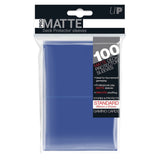 Blue Pro-Matte Deck Sleeves [100]