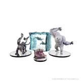 Miniatures found in Honor Among Thieves: Monster Box Set: Owlbear, Mimic, Gelatinous Cube, and Displacer Beast