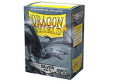 Box art of Matte Silver Non-Glare Dragon Shields (100)