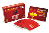 Box and cards from Exploding Kittens Original Edition