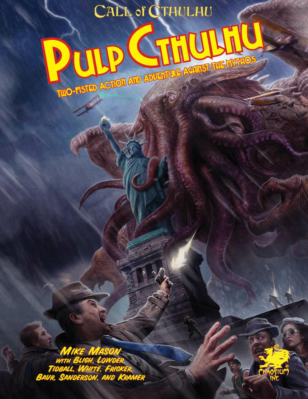 Book cover of Call of Cthulhu: Pulp Cthulhu 7th Ed.