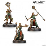 3 mages from City Defense Miniature Pack