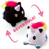 White/Black Reversible Unicorn Plushie